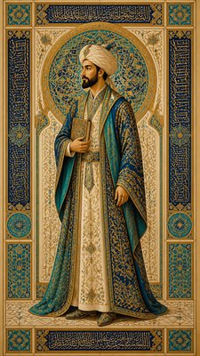 full-length portrait of an elegant figure