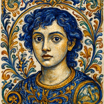 portrait of a person with expressive eyes