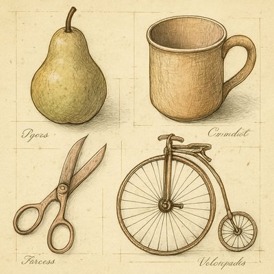 still life with everyday objects