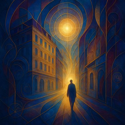 Contemporary Religious Art Style Transfer Example