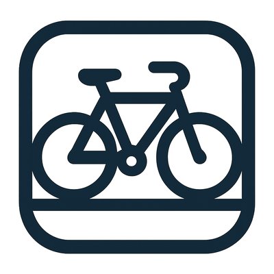 bicyle resting against a wall