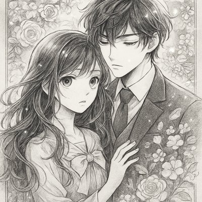 portrait of two people together