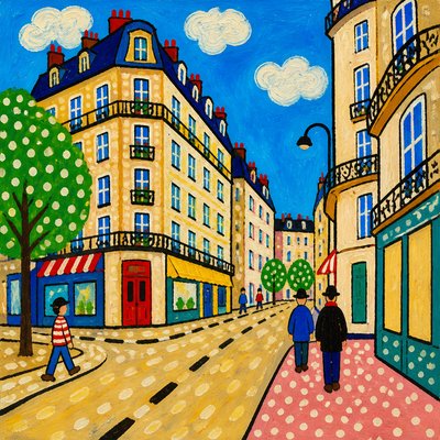 Naive Art Style Style Transfer Example