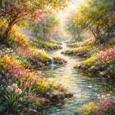 And a river went out of Eden to water the garden; and from thence it was parted, and became into four heads. 
(Genesis 2:10 KJV)
