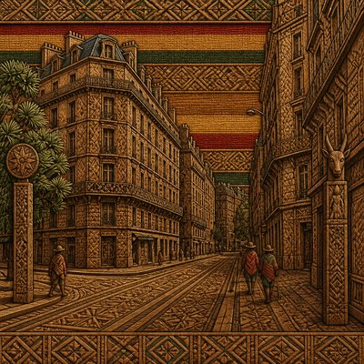 Malagasy Art Style Style Transfer Example
