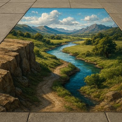 wide landscape with natural scenery