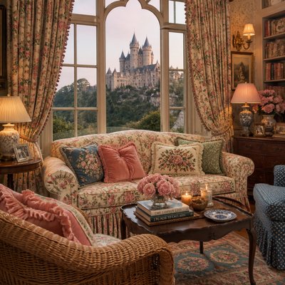 majestic castle on a hilltop