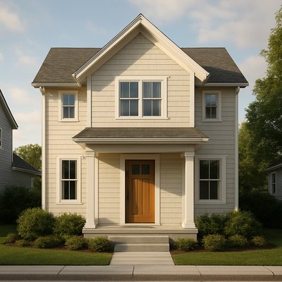 house with front view