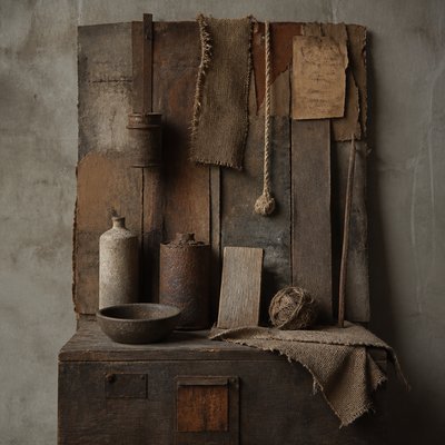 still life with everyday objects