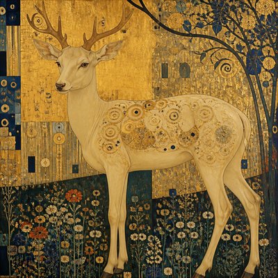 animal standing in natural pose — Austrian Art Style