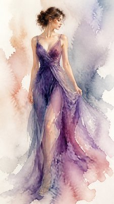 full-length portrait of an elegant figure