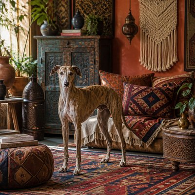 animal standing in natural pose — Bohemian Interior Design