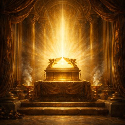 “And I have set there a place for the ark, wherein is the covenant of the LORD, which he made with our fathers, when he brought them out of the land of Egypt.” (1 Kings 8:21, KJV) No people are present in the Holy of Holies.
