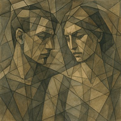 portrait of two people together