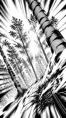 a serene birch forest in soft morning light, no people, no text