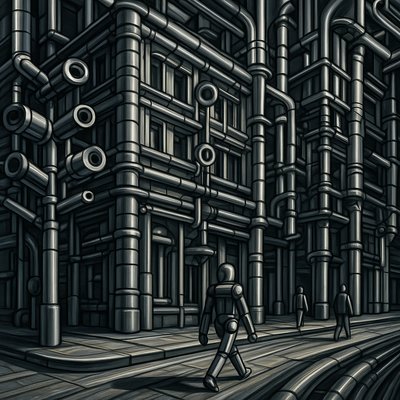 Tubism Art Style Style Transfer Example