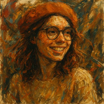 Gestural Figurative Art Style Style Transfer Example
