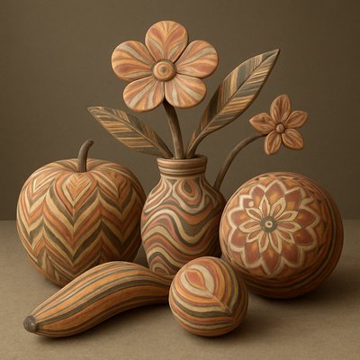 Nerikomi Ceramic Art Style 3
