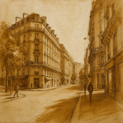 Classical Underpainting Style Style Transfer Example
