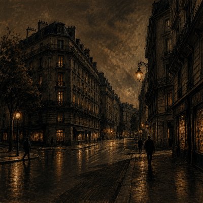 Dark Academia Aesthetic Style Transfer Example