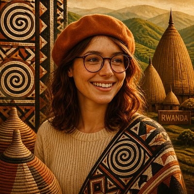 Rwandan Art Style Style Transfer Example