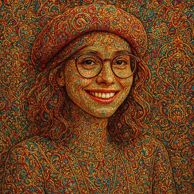 Maximalism Art Style Style Transfer Example