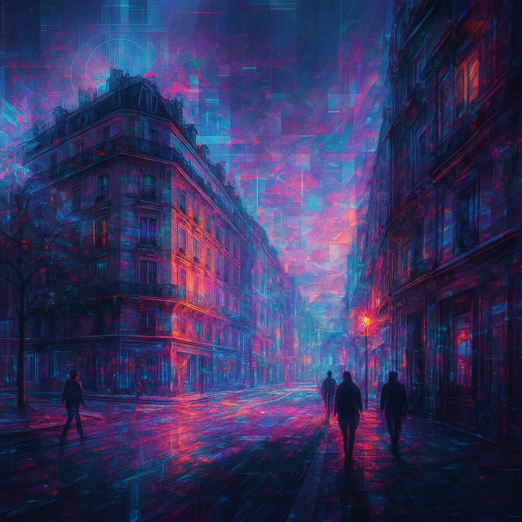 Contemporary Digital Landscape Art Style Style Transfer Example