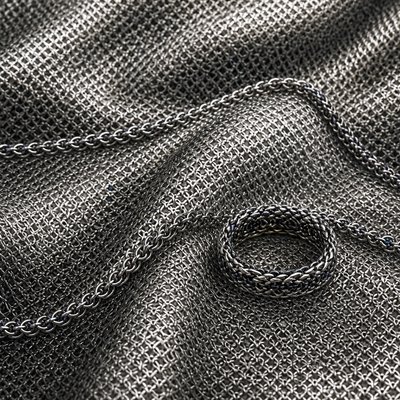 Chainmail Jewelry Style Style Transfer Example