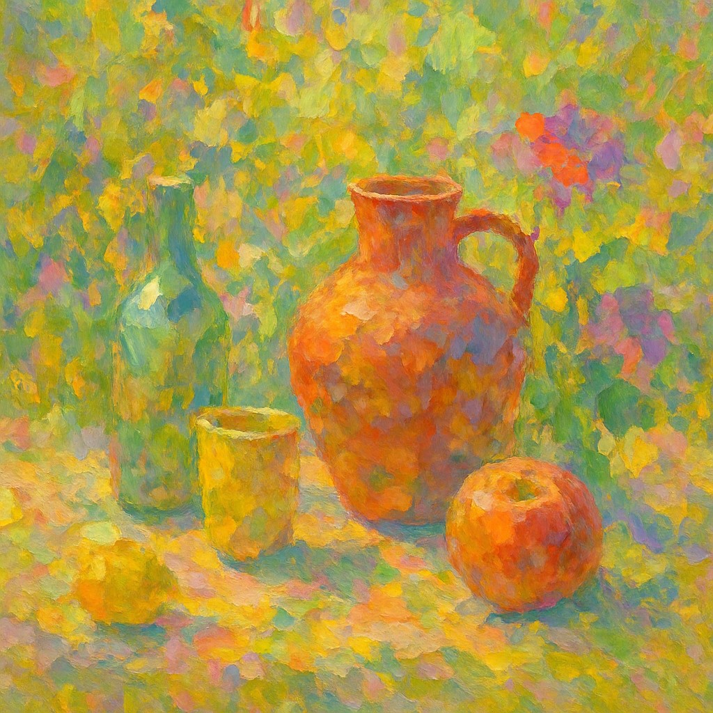 still life with everyday objects