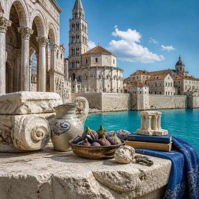 still life with everyday objects — Croatian Art Style