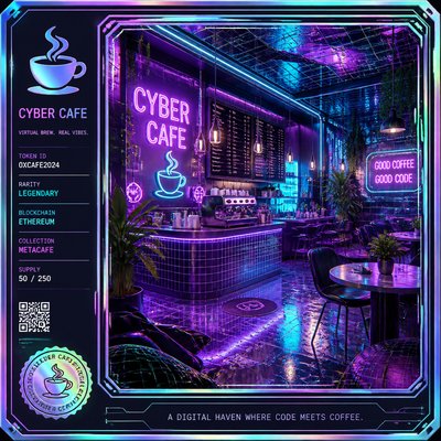 cozy cafe interior with warm lighting