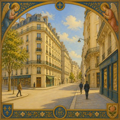Nazarene Art Style Style Transfer Example