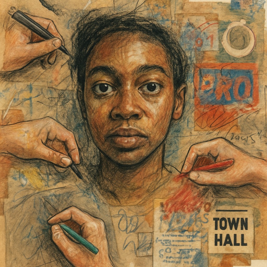 portrait of a person with expressive eyes