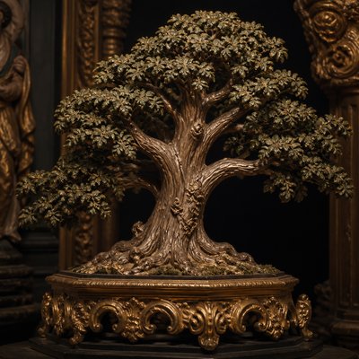 a tree in nature — Quito Art Style