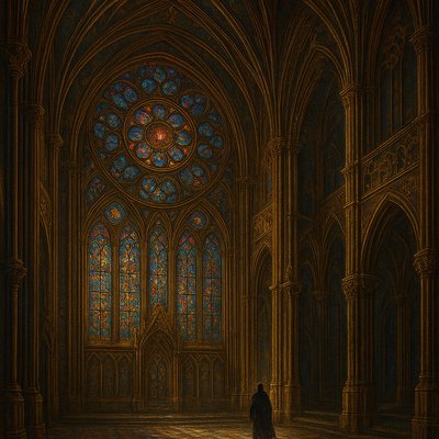 Gothic Cathedral Art Style Transfer Example