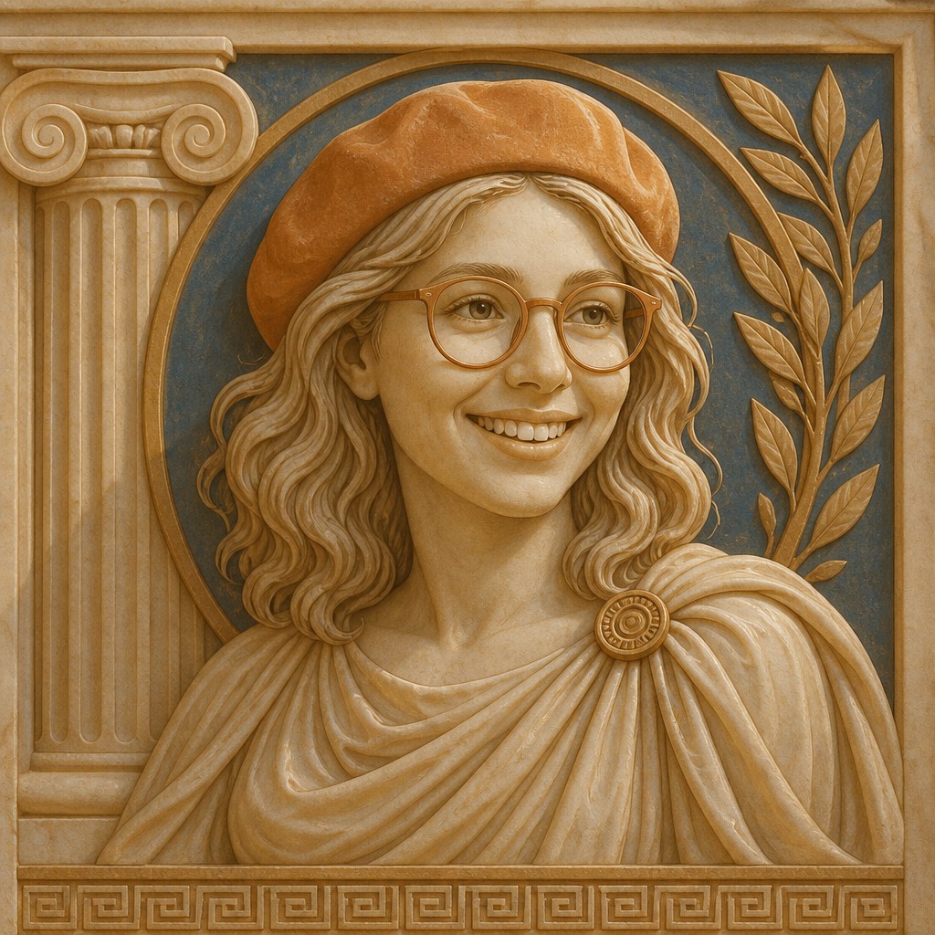 Photo transformed to Ancient Greek Classical Art Style style