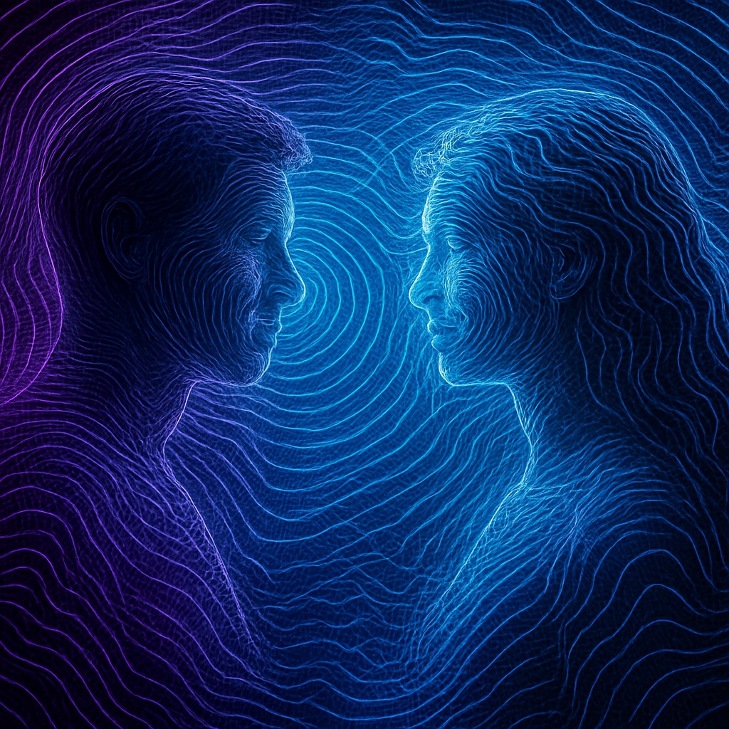 portrait of two people together