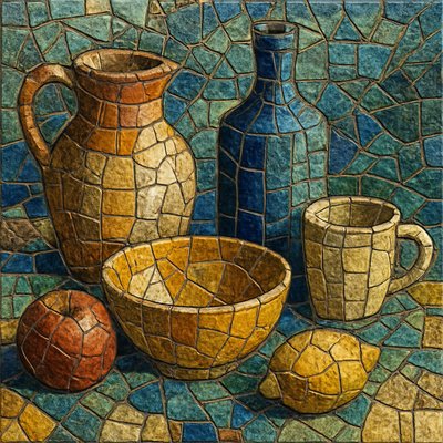 still life with everyday objects