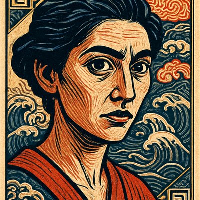 Ukiyo-e Anime Fusion Portrait 1
