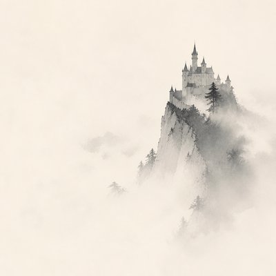 majestic castle on a hilltop