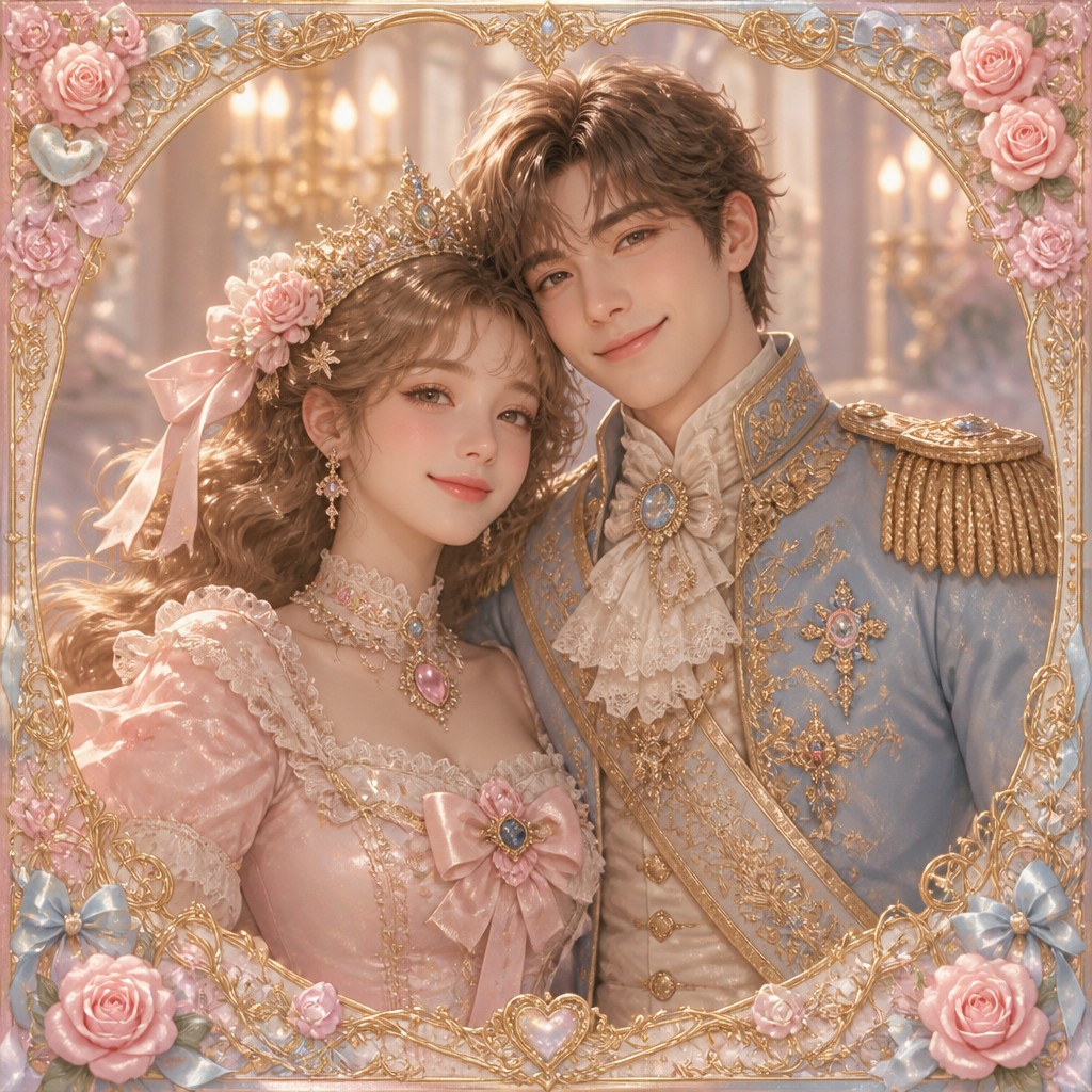 portrait of two people together — Princesscore Aesthetic