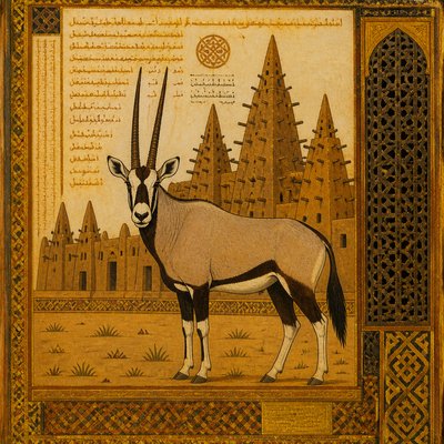 animal standing in natural pose — Timbuktu Art Style