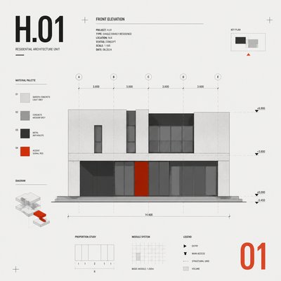 house with front view