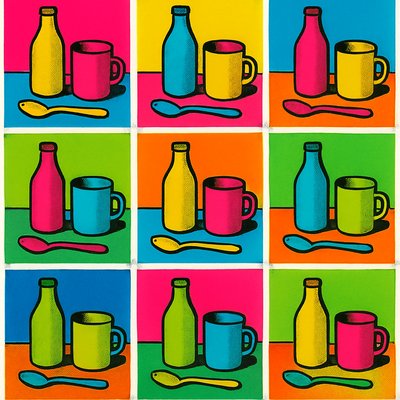 still life with everyday objects