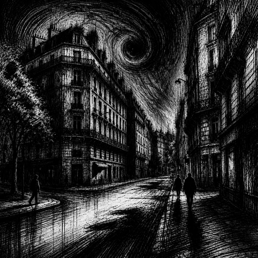 Horror Manga Art Style Style Transfer Example