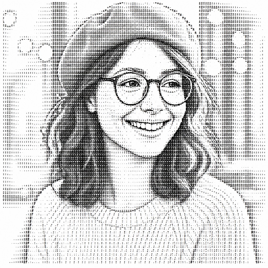 ASCII Art Style Style Transfer Example