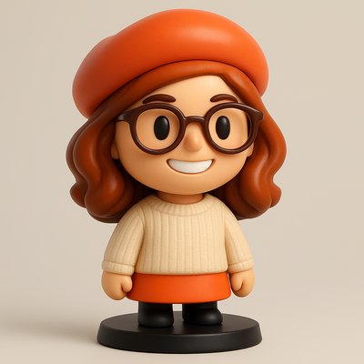 Designer Vinyl Toy Art Style Transfer Example