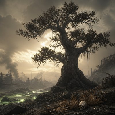 a tree in nature