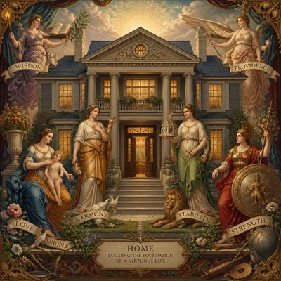 house with front view — Allegory Art Style