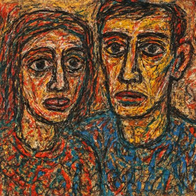 portrait of two people together